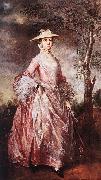 GAINSBOROUGH, Thomas Mary, Countess of Howe sd oil painting artist